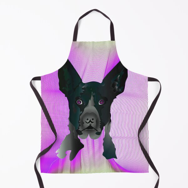 Item preview, A dog's head emerging from the colored lines designed and sold by Bigrow.