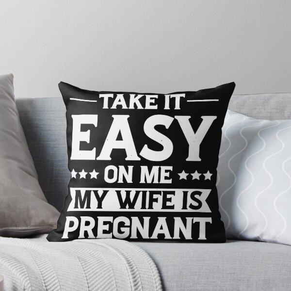 Item preview, Take It Easy On Me My Wife Is Pregnant Retro Design - Funny Pregnancy Announcement Vintage designed and sold by naworas.