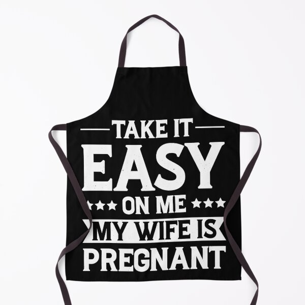 Item preview, Take It Easy On Me My Wife Is Pregnant Retro Design - Funny Pregnancy Announcement Vintage designed and sold by naworas.