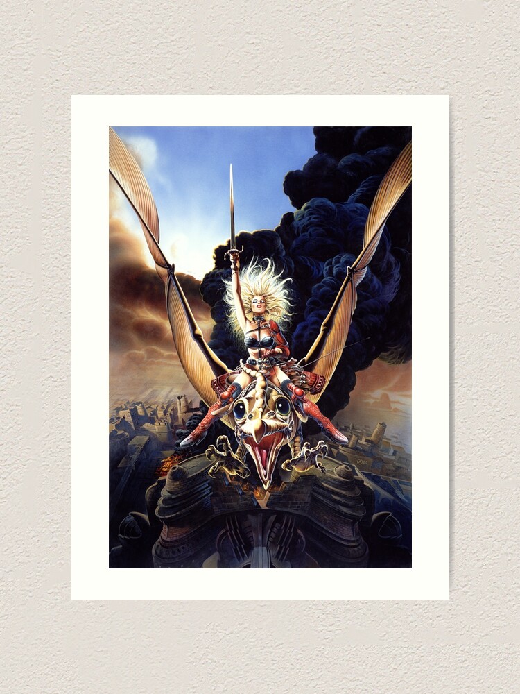 Taarna Heavy Metal By Chris Achilleos In 1980 Art Print For Sale By Hseachilleos Redbubble