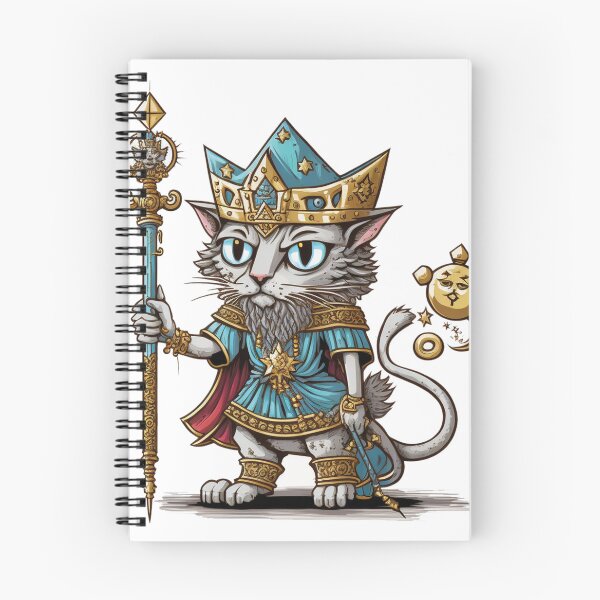 Item preview,  a cat  holding a scepter designed and sold by moroccan-stret.