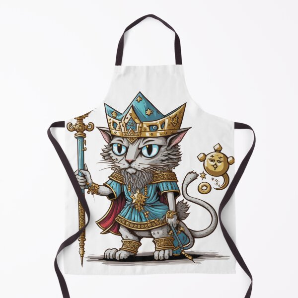 Item preview, a cat holding a scepter designed and sold by moroccan-stret.
