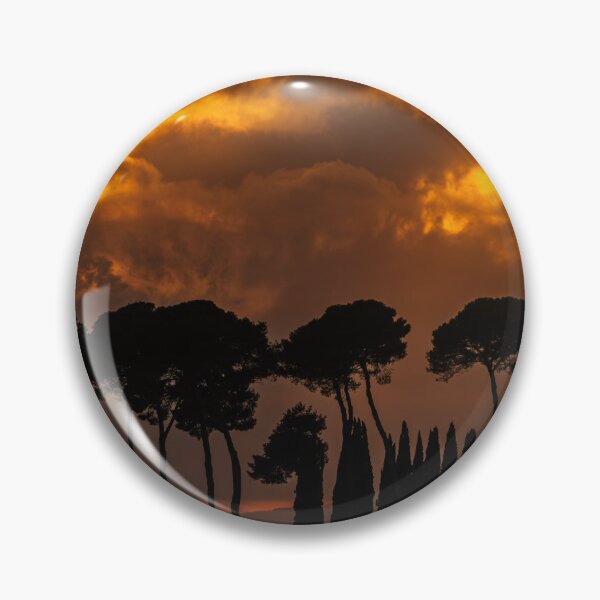 Item preview, Pine trees in evening silhouette  designed and sold by AndrewJonesFoto.