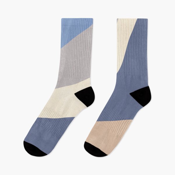 Item preview, Blue and beige minimalistic waves. Modern abstract lines.  designed and sold by arsiart.