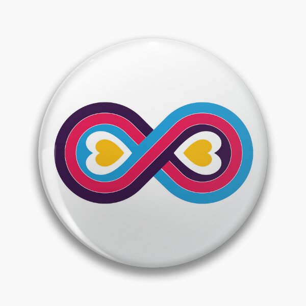 Item preview, Polyamory Infinity Love Symbol - Double Heart  - (New Pride Colors!)   designed and sold by LaLunaWinters.