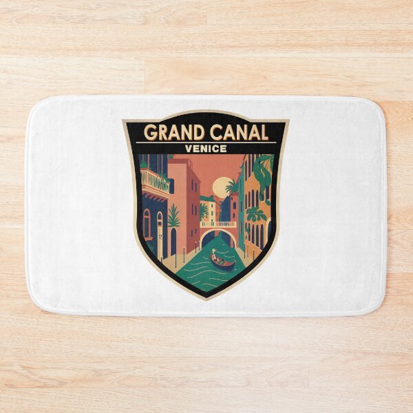 Item preview, Grand Canal Venice Italy Travel Retro Badge designed and sold by KrisSidDesigns.