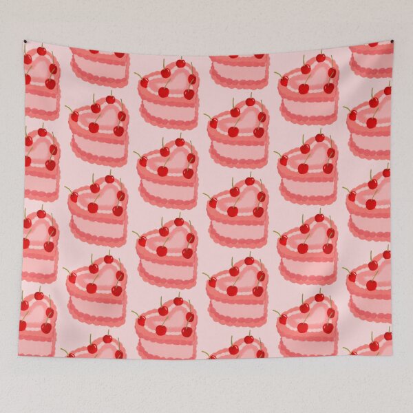 Item preview, pink vintage cake  designed and sold by abby cartwright.