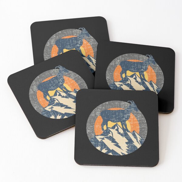 Item preview, Retro Goat Mountains Nature designed and sold by SunfullyYours.