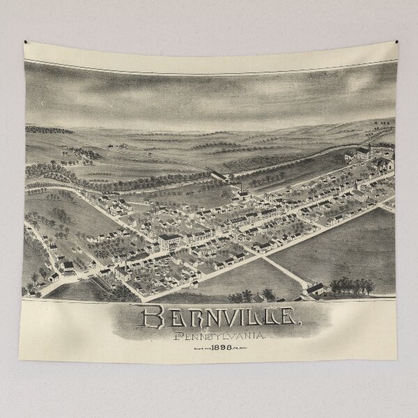 Item preview, Bernville, Pennsylvania (1898) designed and sold by allhistory.