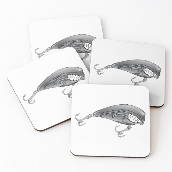 Item preview, Alien Menacing Creature - Fantasy Fishing Lure Sticker designed and sold by BlueSkyTheory.