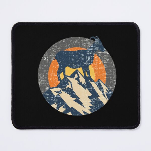 Item preview, Retro Goat Mountains Nature designed and sold by SunfullyYours.