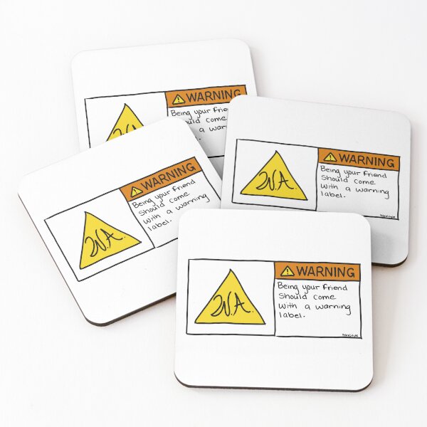 Item preview, Friends of the Addams Warning Label I Halloween designed and sold by PedroStyle.