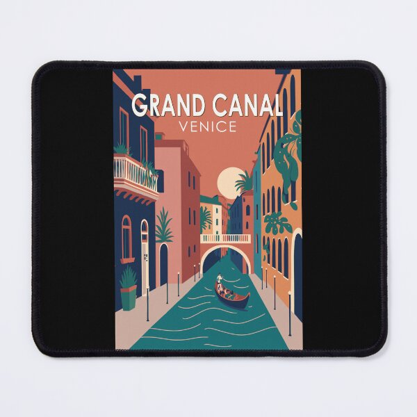 Item preview, Grand Canal Venice Travel Art Vintage designed and sold by KrisSidDesigns.