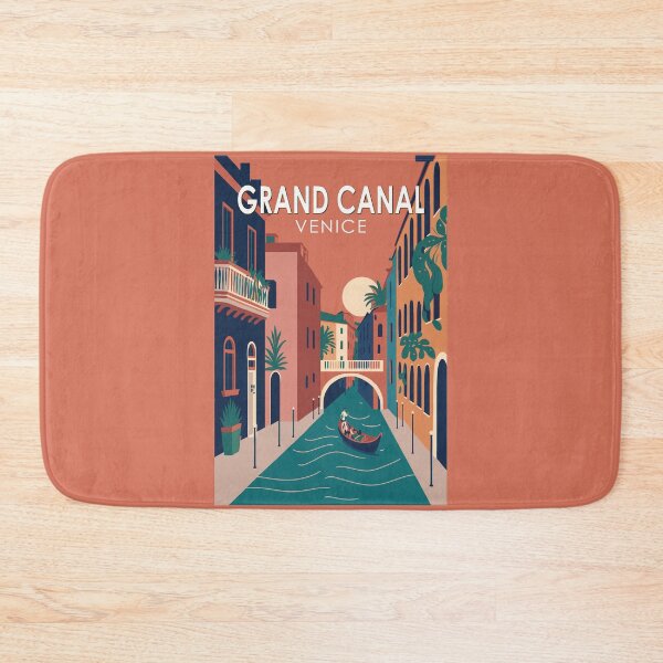 Item preview, Grand Canal Venice Travel Art Vintage designed and sold by KrisSidDesigns.