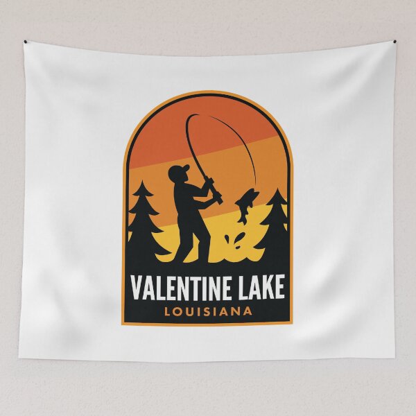 Item preview, Valentine Lake Louisiana Fishing designed and sold by HalpinDesign.