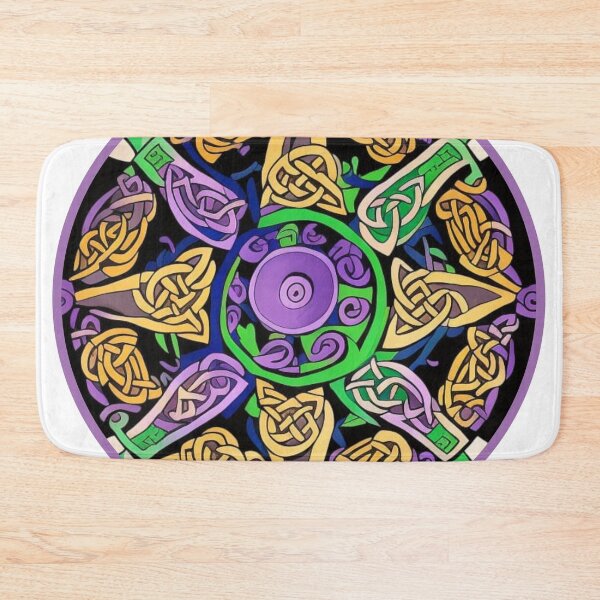 Item preview, Celtic Knot Circle, Colorful Modern Celtic Design, Celtic Art Work, Celtic Knot Work designed and sold by Urban-Celt.