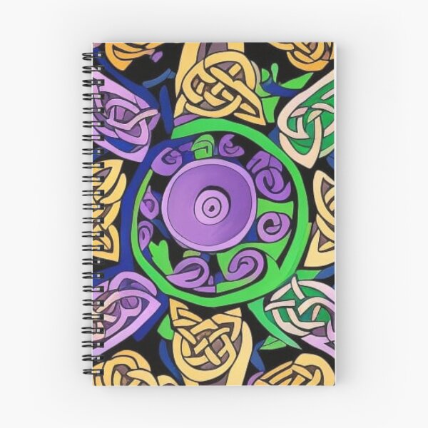 Item preview, Celtic Knot Circle, Colorful Modern Celtic Design, Celtic Art Work, Celtic Knot Work designed and sold by Urban-Celt.
