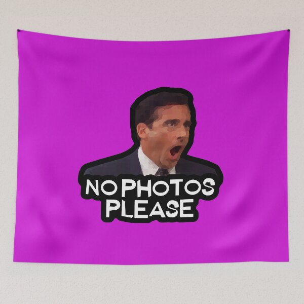 Item preview, No Photos Please - Funny meme design designed and sold by LordAudes.