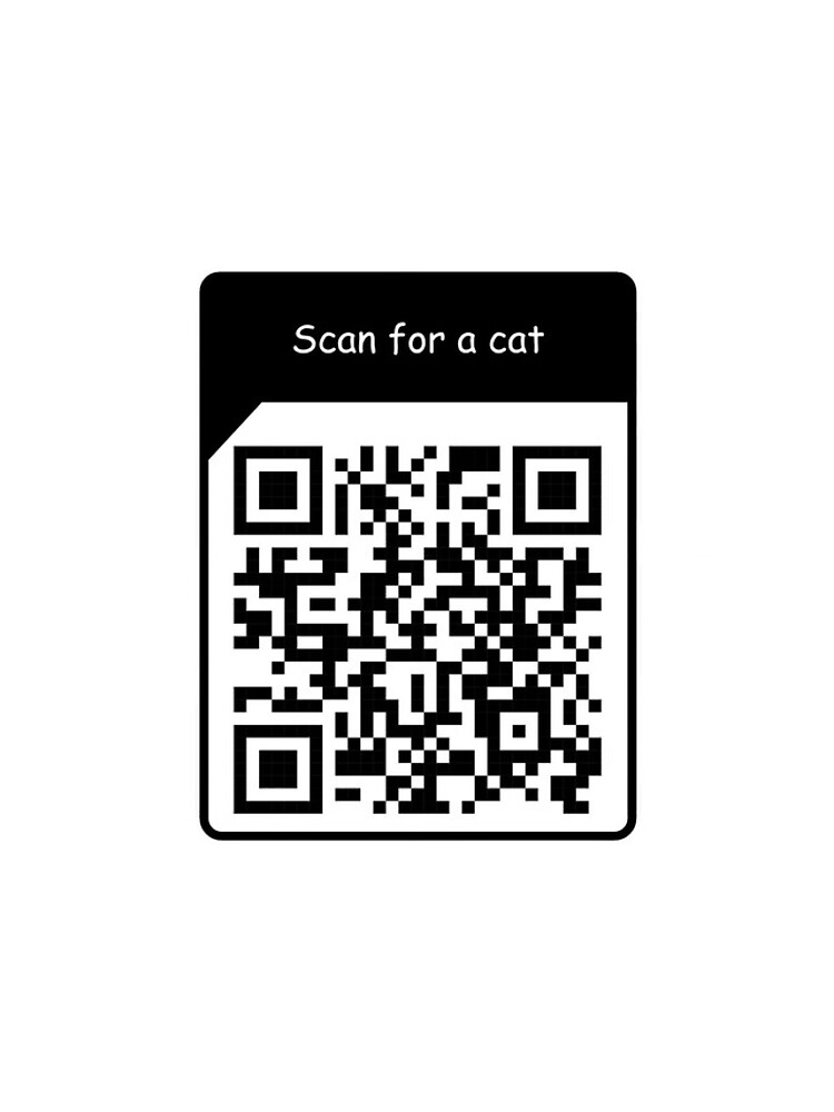 Thumbnail 4 of 4, iPhone Case, Random Cat Photo Generator QR Code designed and sold by Temmz.