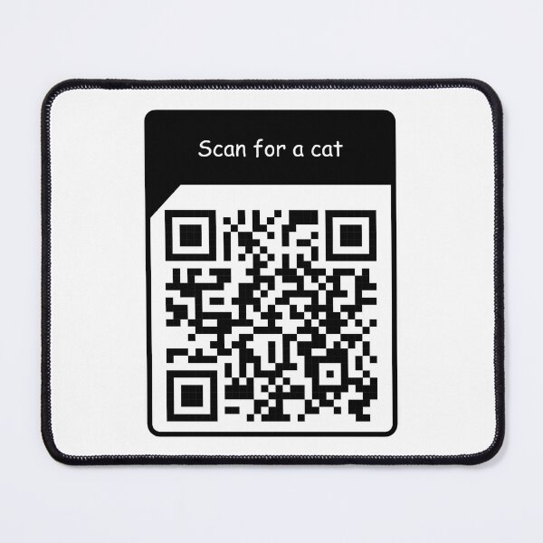 Item preview, Random Cat Photo Generator QR Code designed and sold by Temmz.