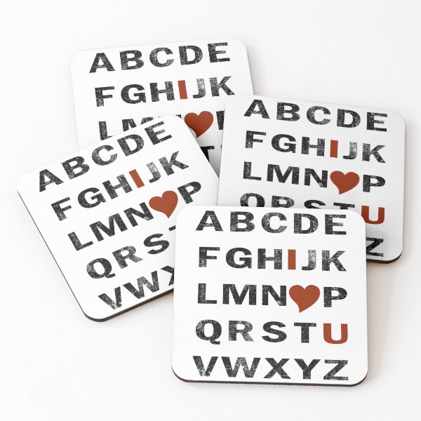 Item preview, Alphabet Abc I Love You designed and sold by Deco-Design.