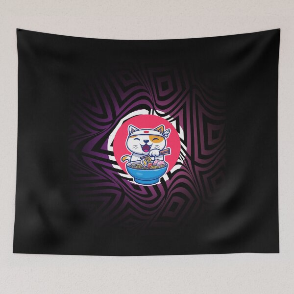 Item preview, cat eating spaghetti meme designed and sold by TheWorkoutLife ⭐⭐⭐⭐⭐.