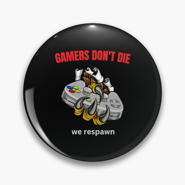 Item preview, Gamers Don't Die Essential T-Shirt designed and sold by TamouStyle.