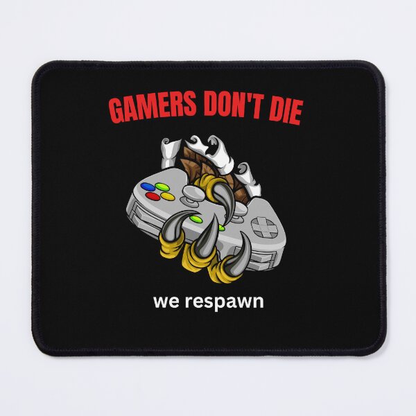 Item preview, Gamers Don't Die Essential T-Shirt designed and sold by TamouStyle.