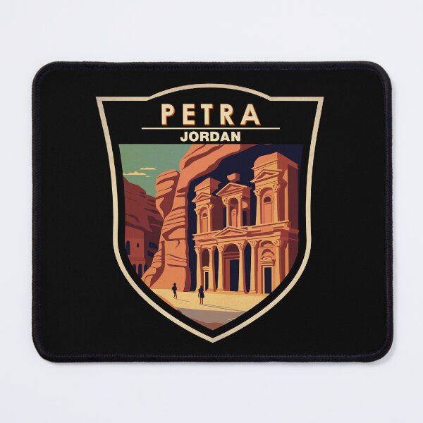 Item preview, Petra Jordan Travel Art Badge designed and sold by KrisSidDesigns.
