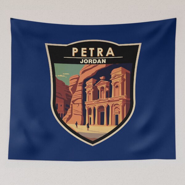 Item preview, Petra Jordan Travel Art Badge designed and sold by KrisSidDesigns.