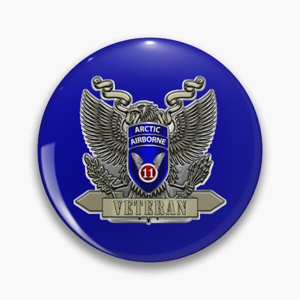 Item preview, 11th Airborne Division Veteran designed and sold by SoldierAlways.