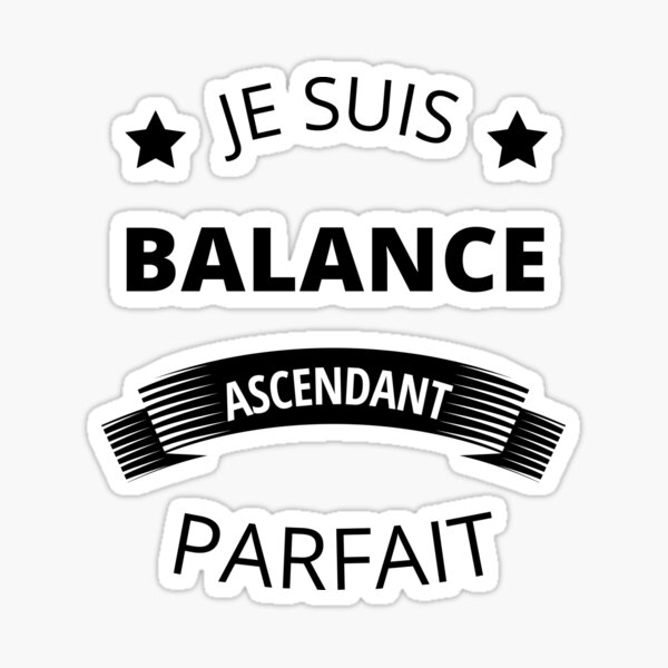 "Libra ascendant perfect humor astrology man" Sticker for Sale by