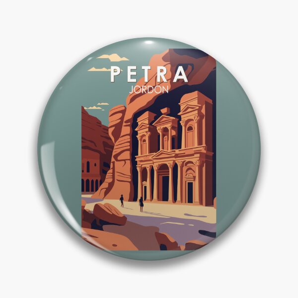Item preview, Petra Jordan Travel Art Vintage designed and sold by KrisSidDesigns.
