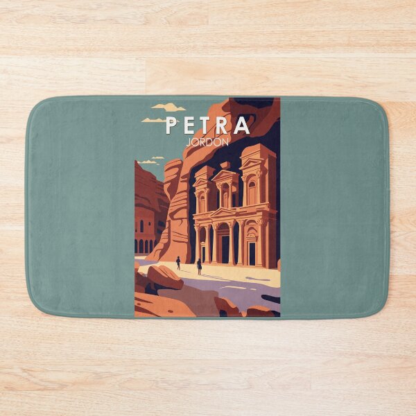 Item preview, Petra Jordan Travel Art Vintage designed and sold by KrisSidDesigns.