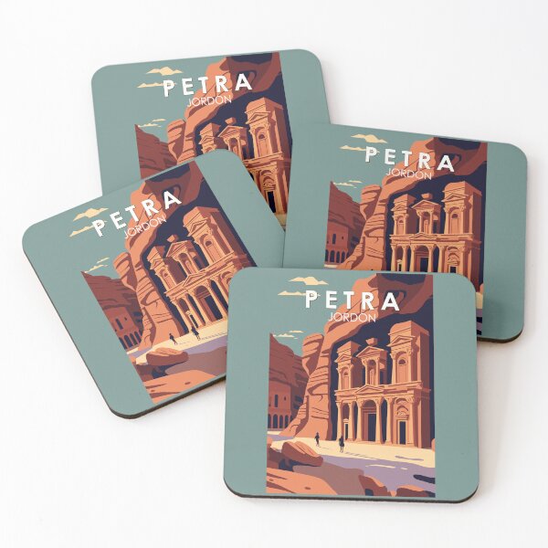 Item preview, Petra Jordan Travel Art Vintage designed and sold by KrisSidDesigns.