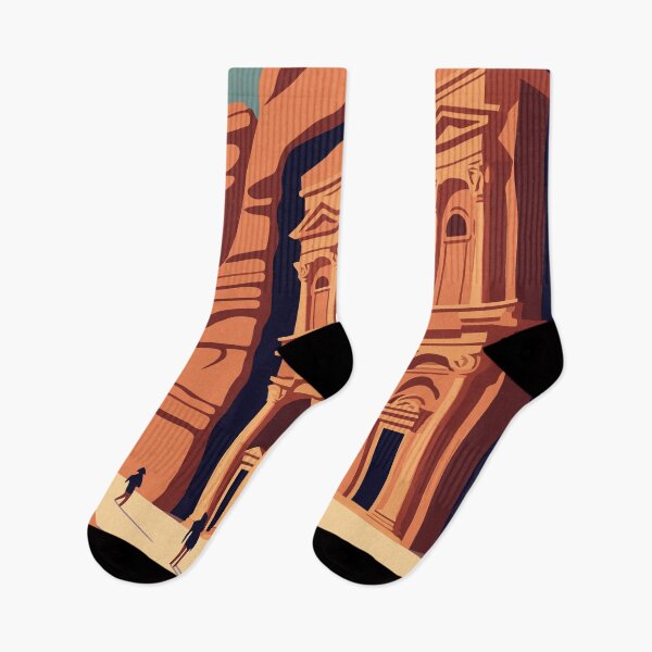 Item preview, Petra Jordan Travel Art Vintage designed and sold by KrisSidDesigns.