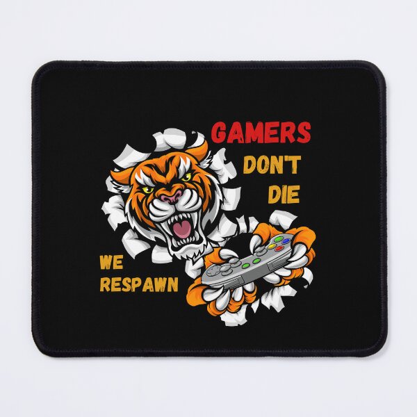 Item preview, Gamers Don't Die Essential T-Shirt designed and sold by TamouStyle.