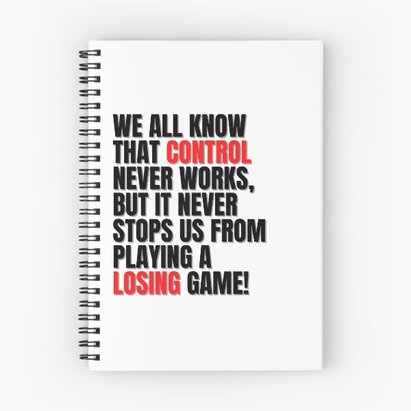 Item preview, WE ALL KNOW THAT CONTROL NEVER WORKS, BUT IT NEVER STOPS US FROM PLAYING A LOSING GAME! designed and sold by Finds.