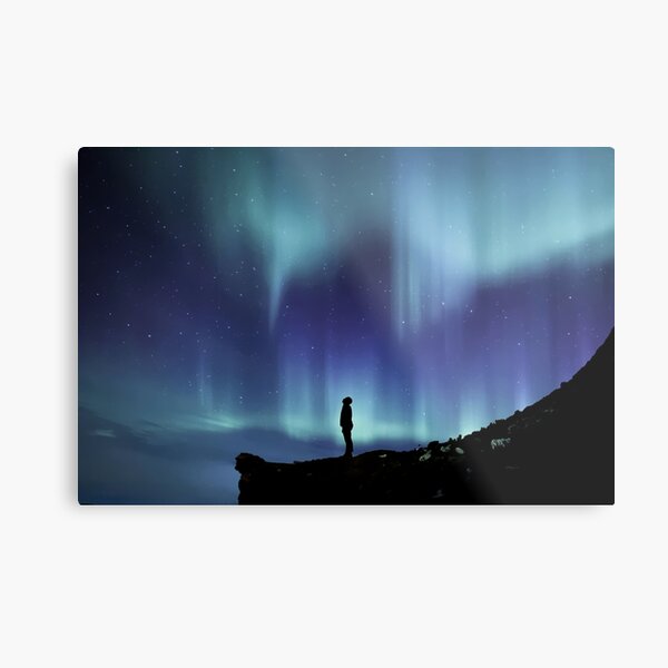 Aurora borealis Metal Print