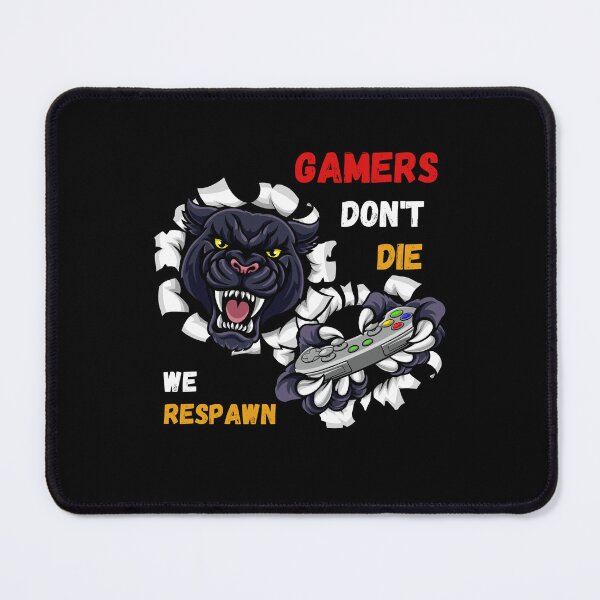 Item preview, Gamers Don't Die Essential T-Shirt designed and sold by TamouStyle.