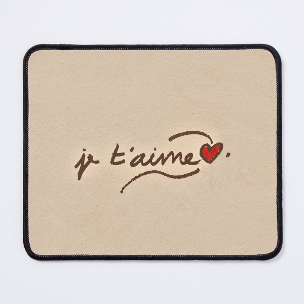 Item preview, je t`aime hand written French message on a wall designed and sold by kallyfactory.