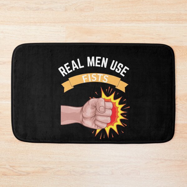 Item preview, real men use fists designed and sold by koki4you.