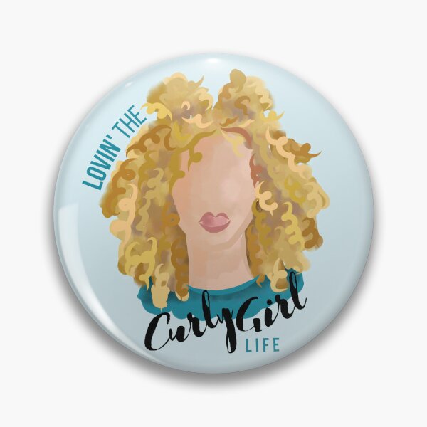 Item preview, Loving the Curly Girl Life (Blonde) designed and sold by Curly-Cuties.