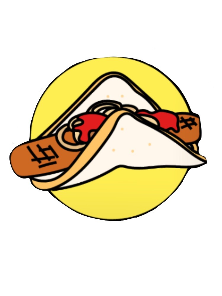 "Sausage Sandwich" Canvas Print for Sale by penandfelt Redbubble