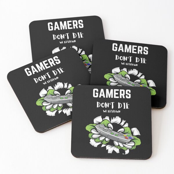 Item preview, Gamers Don't Die Essential T-Shirt designed and sold by TamouStyle.