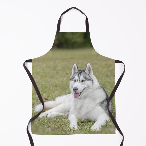 Item preview, Siberian Husky in the Grass designed and sold by May Finch.