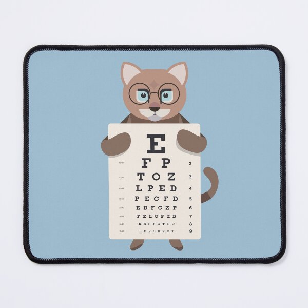 Item preview, Eye Doctor Optician Cat designed and sold by Cute and Funny Animal Art Designs.