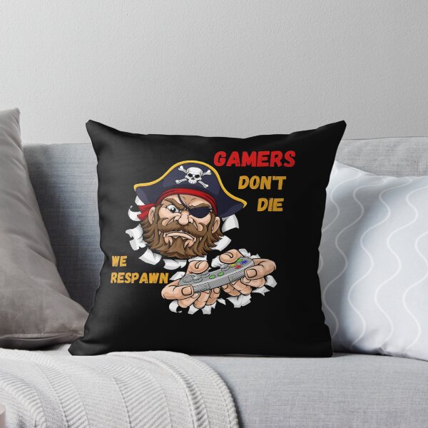 Item preview, Gamers Don't Die Essential T-Shirt designed and sold by TamouStyle.
