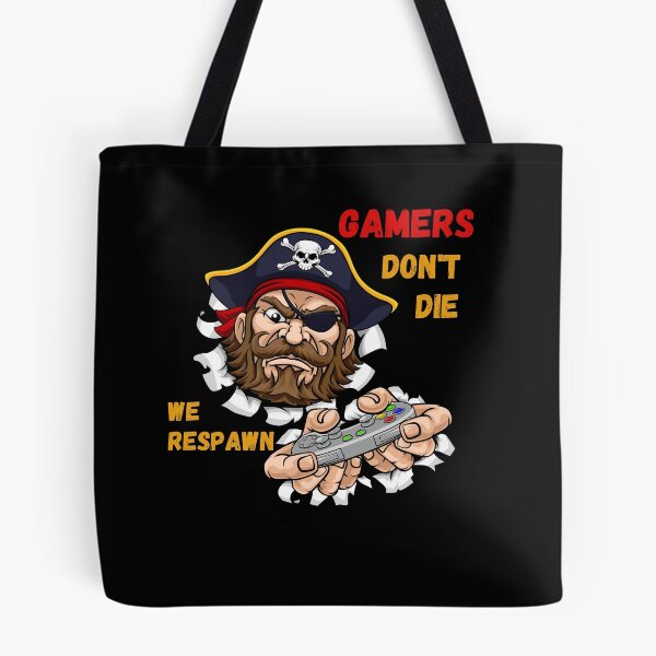 Item preview, Gamers Don't Die Essential T-Shirt designed and sold by TamouStyle.
