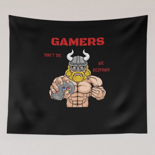 Item preview, Gamers Don't Die Essential T-Shirt designed and sold by TamouStyle.